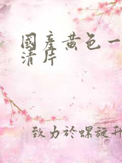 国产黄色一级高清片