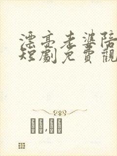 漂亮老婆陪过年短剧免费观看全集