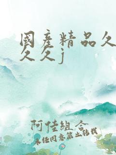 国产精品久久久久久j