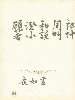 顾澄和周祁闻原著小说叫什么