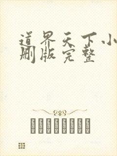 道界天下小说未删版完整