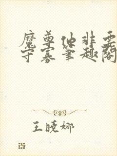 魔尊他非要为我守寡笔趣阁在线阅读