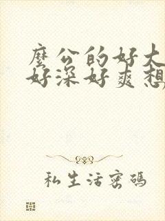 么公的好大好硬好深好爽想要口述