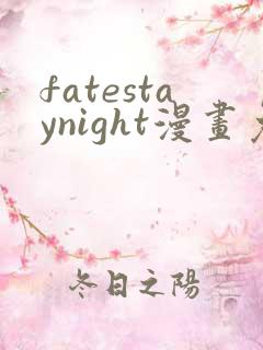 fatestaynight漫画免费观看全集