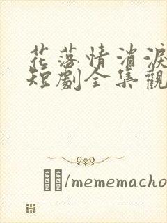 花落情消泪无声短剧全集观看