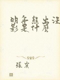 明年熊出没大电影是什么