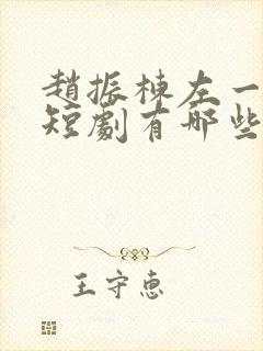 赵振栋左一演的短剧有哪些