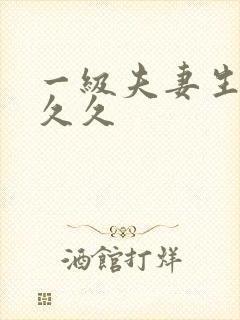 一级夫妻生活片久久