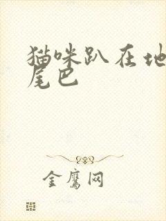 猫咪趴在地上甩尾巴