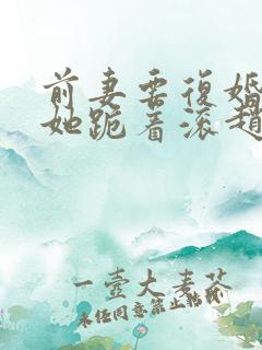 前妻要复婚我让她跪着滚赵青峰的小说