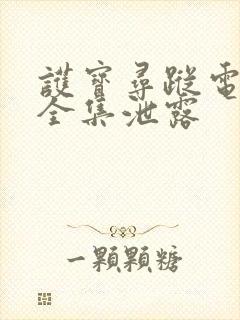 护宝寻踪电视剧全集泄露