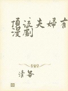 顶流夫妇有点甜漫剧