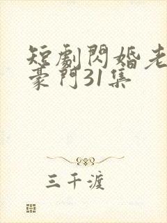 短剧闪婚老公是豪门31集