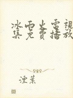 冰雨火电视剧全集免费播放下载
