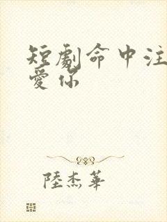 短剧命中注定我爱你