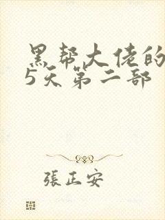 黑帮大佬的365天第二部