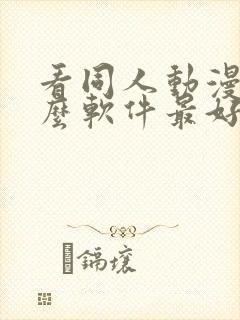 看同人动漫用什么软件最好