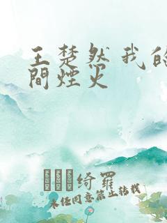 王楚然 我的人间烟火