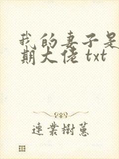 我的妻子是大乘期大佬 txt