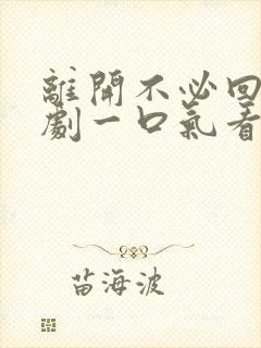 离开不必回头短剧一口气看完