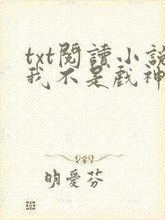 txt阅读小说我不是戏神