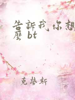 告诉我你想要什么 bt