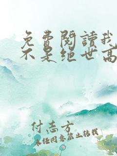 免费阅读我真的不是绝世高人全文