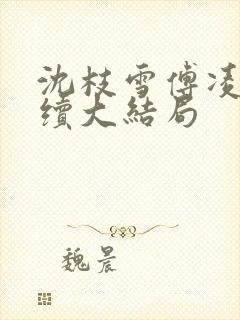 沈枝雪傅凌砚后续大结局