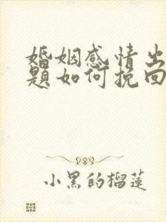 婚姻感情出了问题如何挽回