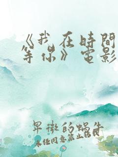 《我在时间尽头等你》电影