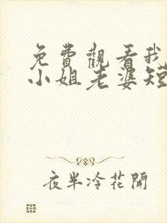 免费观看我的大小姐老婆短剧