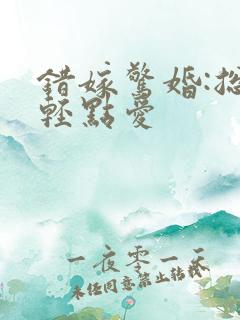 错嫁惊婚:总裁轻点爱