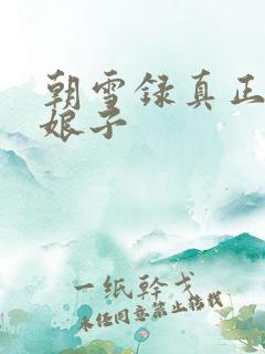 朝雪录真正的九娘子