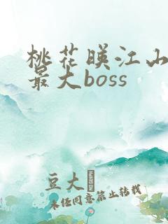 桃花映江山谁是最大boss