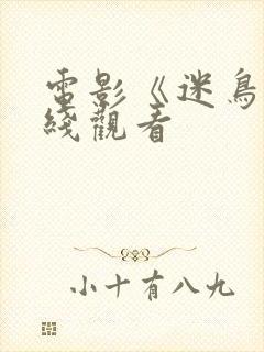 电影《迷鸟》在线观看