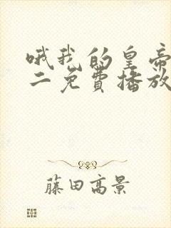 哦我的皇帝陛下二免费播放