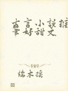 古言小说推荐文笔好甜文
