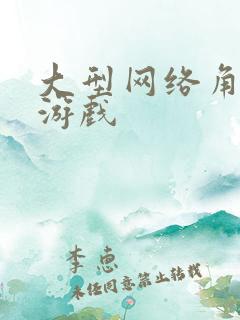 大型网络角色类游戏