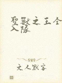 圣兽之王全角色入队