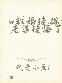 w离婚后,总裁老婆后悔了》