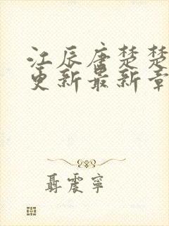 江辰唐楚楚刚刚更新最新章节