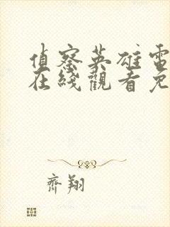 侦察英雄电视剧在线观看免费32集