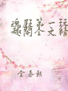 魂殿第一玩家笔趣阁全文精校