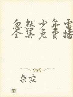 忽然少年电视剧全集免费播放