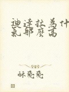 迪达拉为什么人气那么高