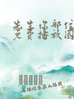 先生你哪位电影免费播放国语