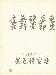 夜无疆辰东小说最新章节更新