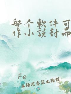 哪个软件可以制作小说封面