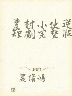 农村小伙逆袭路短剧完整版