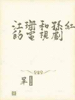 江珊和孙红雷演的电视剧